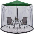 Patio Adjustable Umbrella Hanging Tent Polyester Mesh